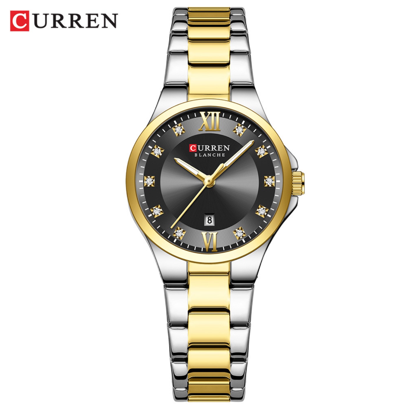 Luxury Watch & Jewellery Recensioni - CURREN Damen-Luxusmarkenuhren, einfache Quarz-Armbanduhr mit automatischem
