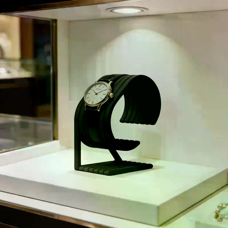 Luxury Watch Store - Luxuriöser Marmor-Uhrenständer für 2 Uhren, stabile