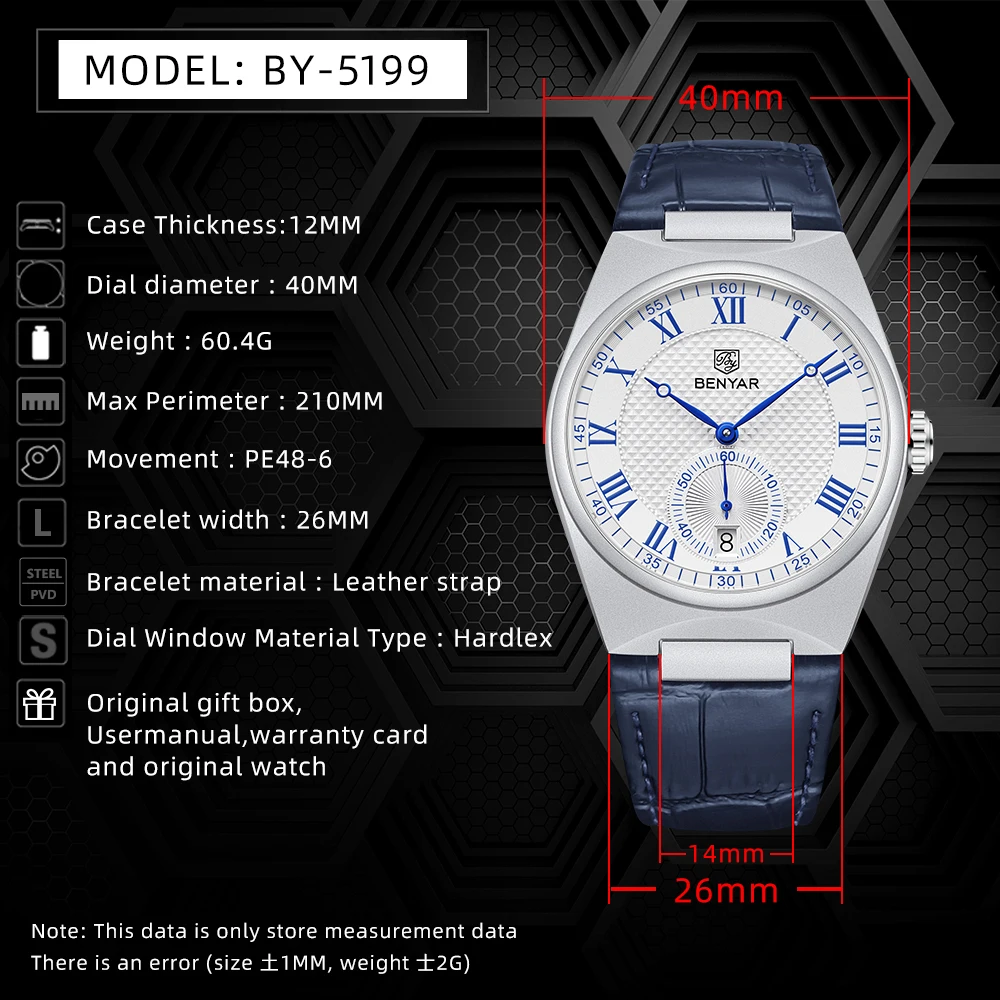 BENYAR Business Herren Quarzuh – Luxury Watch Store Bewertung und Preis