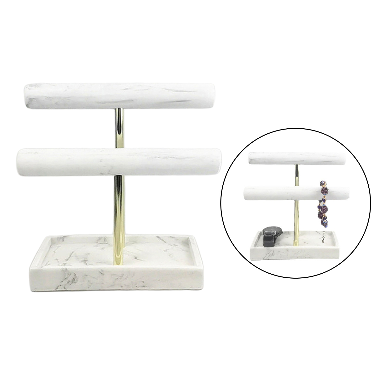 2 Tiers Luxus Marmor Uhr Halte – Luxury Watch Tier Bewertung und Preis