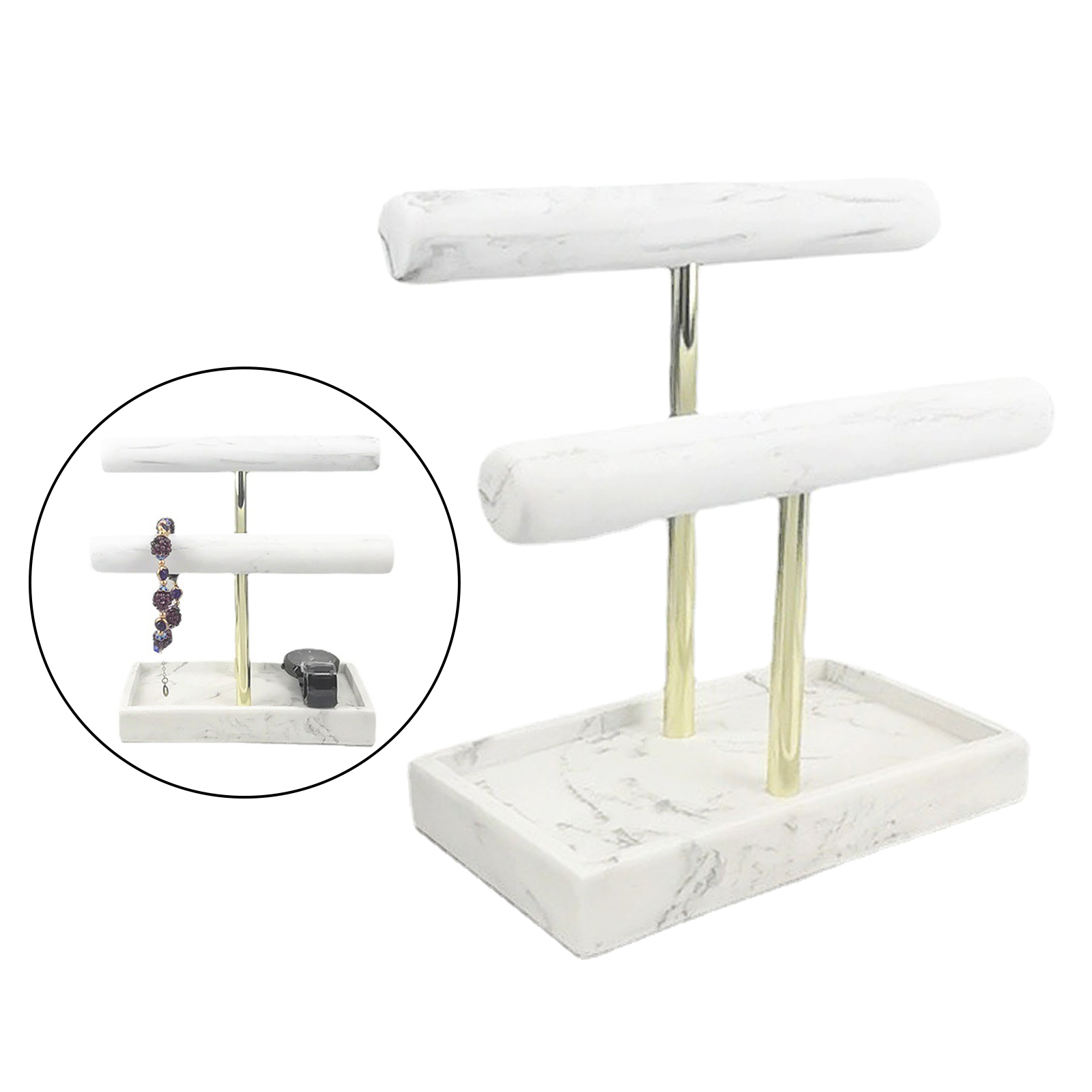 2 Tiers Luxus Marmor Uhr Halte – Luxury Watch Tier Bewertung und Preis